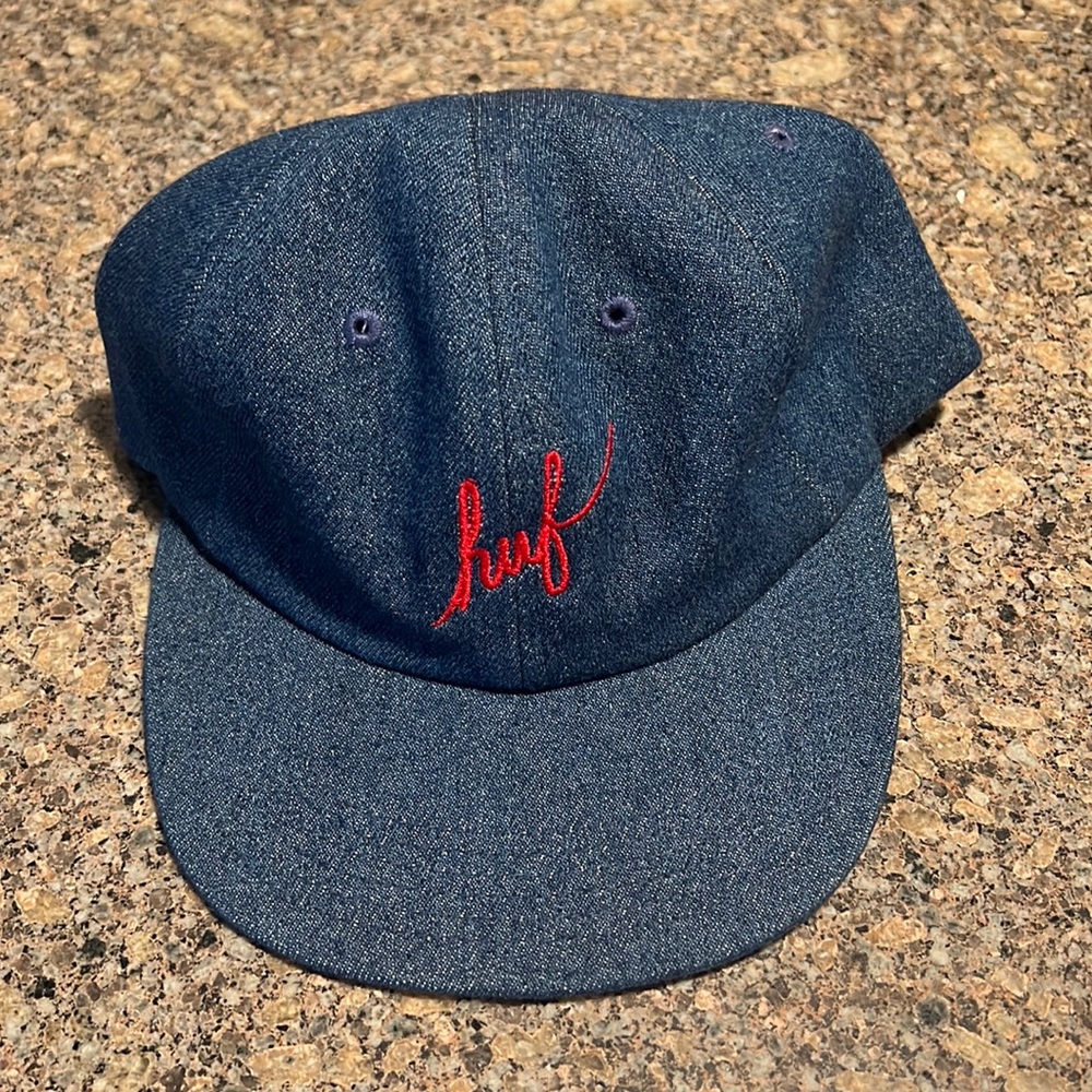 HUF denim adjustable hat